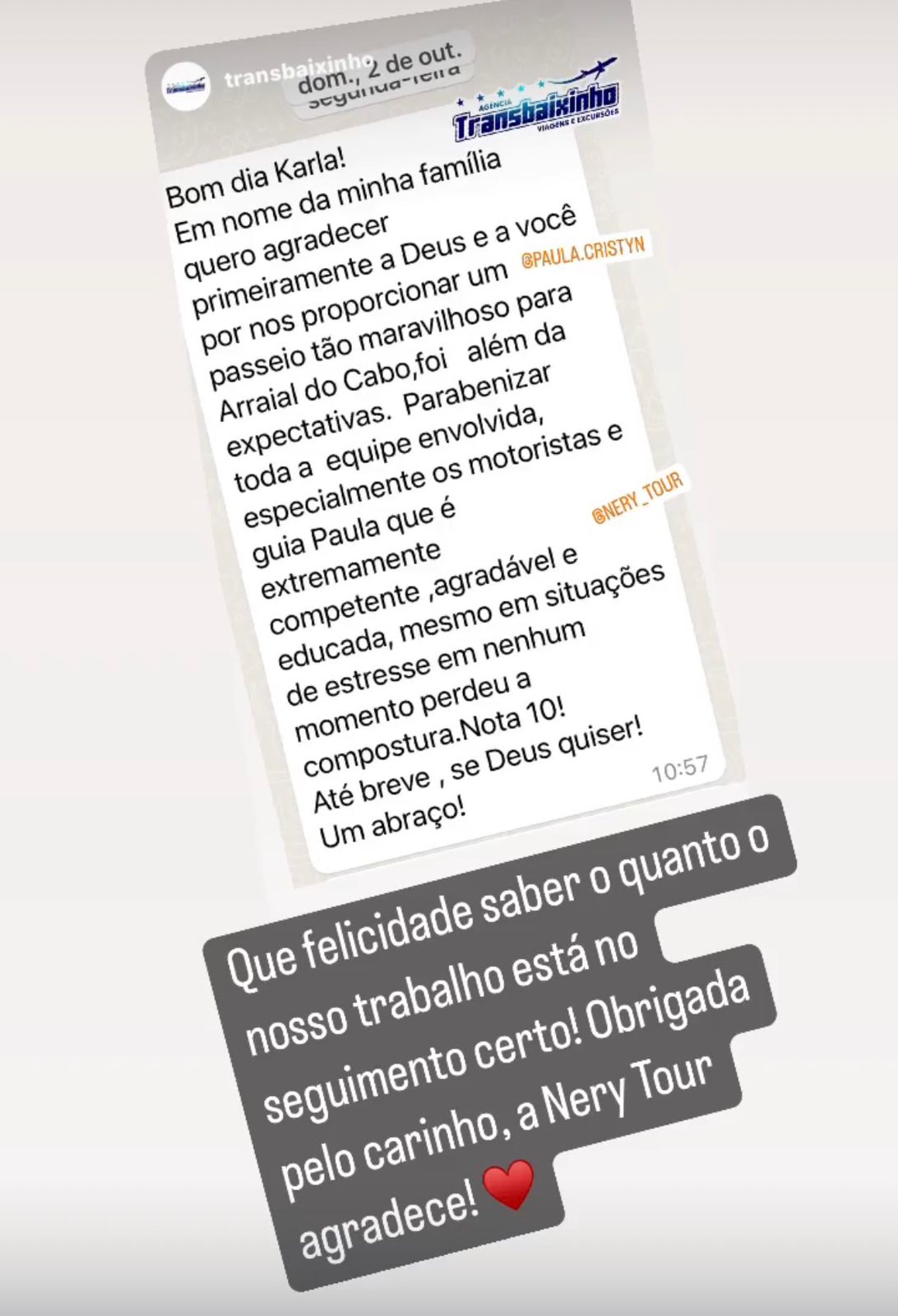 Translado Nery Tour